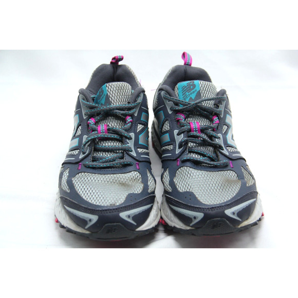 New Balance Techridev412v3 Trail Shoes Womens Size 8.5 Gray Teal Running Hiking - Picture 2 of 9